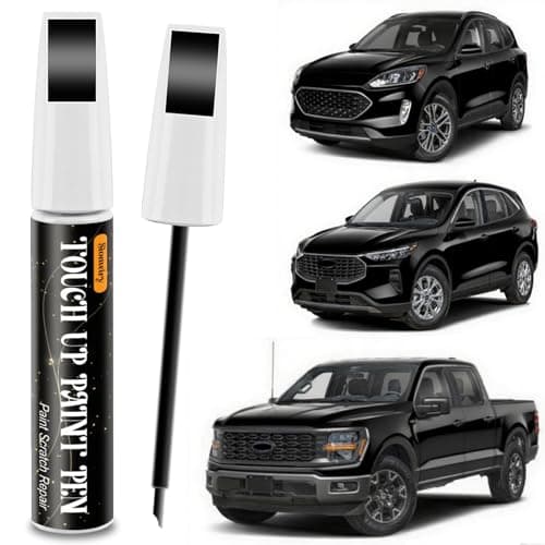 Agate Black Metallic UM Compatible with Ford 2-in-1 Touch Up Paint Pen Ultimate Car Scratch Repair Kit，Quick Fix Rust-Resistant and Long-Lasting Paint Scratch Remover