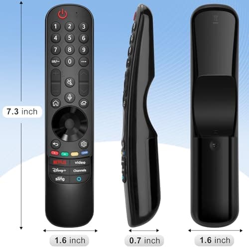 AN-MR24gn-Magic-for-LG-Smart-TV-Voice-Remote-Control-Replacement Universal Compatible with LG OLED Webos Thinq Nano Cell Service TVs for AKB75855501 MR23gn MR22gn MR21ga MR20ga — view 8