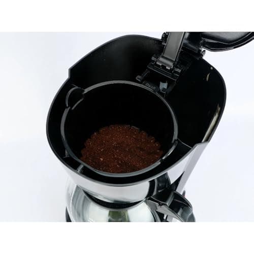 BLACK 12-Cup Coffee Maker with Easy On/Off Switch, Easy Pour, Non-Drip Carafe with Removable Filter Basket, Keep Hot — view 7