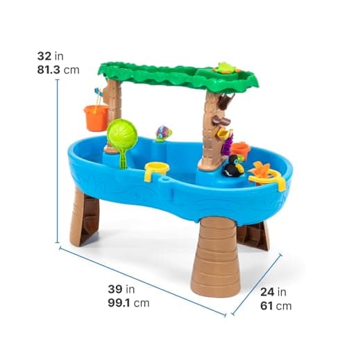 Step2 Tropical Rainforest Water Table for Kids, Toddler Outdoor Sensory Play Table, 13 Accessories, Ages 18 Months+ — view 2