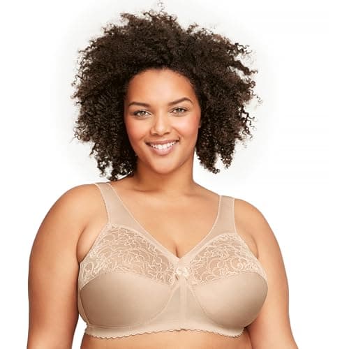Glamorise Women's Plus Size Magic Lift Full-Figure Support Bra #1000, Blush, 48 I — view 6
