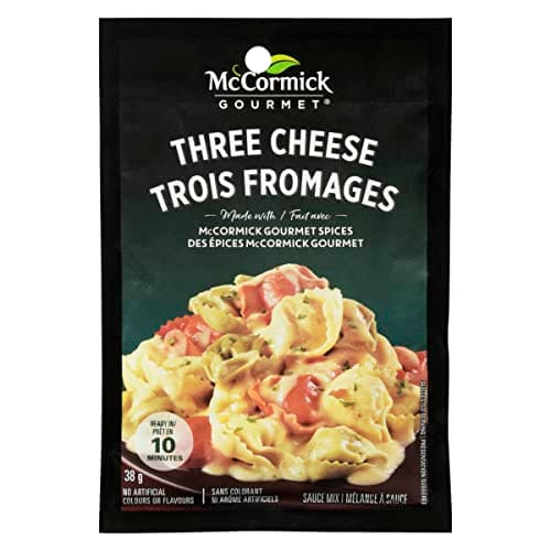 McCormick Gourmet Mix, Three Cheese, No Artificial Colours or Flavours, No MSG Added, Perfect Addition to Pasta, Noodles & Sandwhiches, 38g