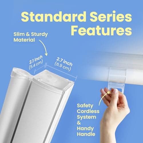 Foiresoft Custom Size Cordless Zebra Blinds, Made-to-Order Day Night Dual Layer Window Shades, Light Filtering Privacy Roller Blinds for Indoor Windows — view 3