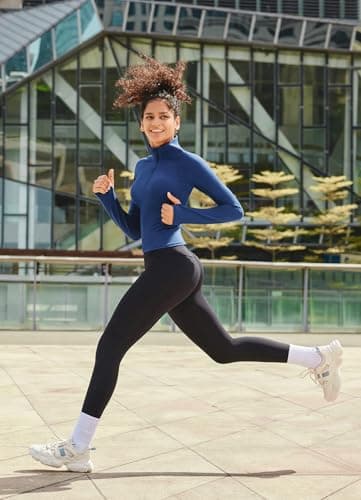 baleaf Fleece Lined Leggings Women Winter Thermal Leggings for Women Waterproof Hiking Pants Warm Tights Skiing Running Yoga Travel Gear Black M — view 2