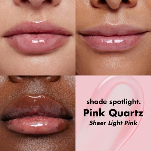 e.l.f. Glow Reviver Lip Oil, Nourishing Tinted Lip Oil For A High-shine Finish, Infused With Jojoba Oil, Vegan & Cruelty-free, Pink Quartz — view 3