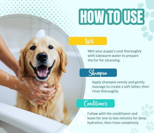 Calm & Comfort Dog Shampoo & Conditioner with Rosemary & Vitamin E 16 fl oz — view 3