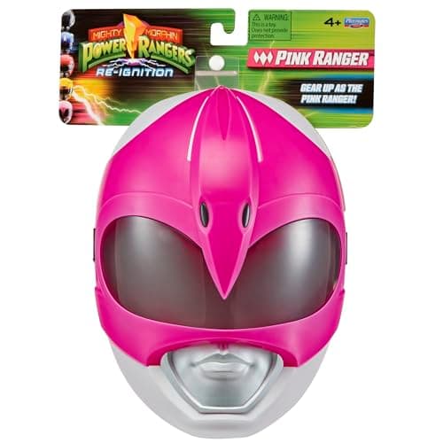 Power Rangers Mighty Morphin Re-Ignition - Pink Ranger Role Play Mask by Playmates Toys — view 3