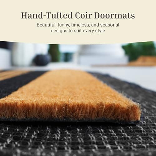 THEODORE MAGNUS Door Mat - Welcome Mat for Front Door with Non-Slip Backing - Durable Coir Doormat - Perfect for Outside Entrance and Entryway Matt - Outdoor/Indoor - Home Sweet Home - 17" x 30" — view 3