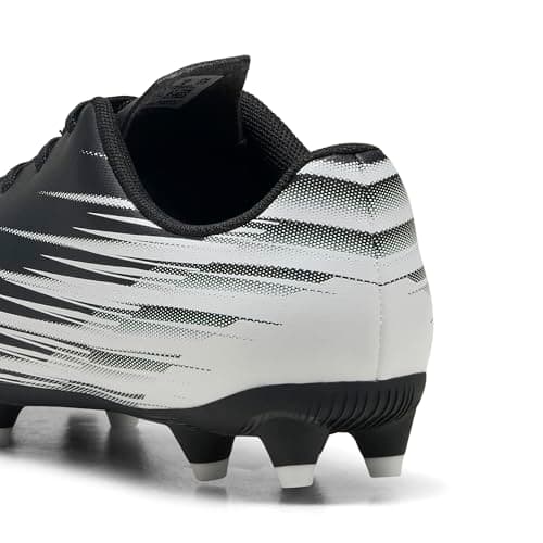 Puma Unisex-Child ATTACANTO Firm, Artificial Ground Soccer Cleats, Black-White AH25, Big Kid 5 — view 2
