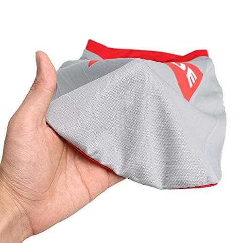 iChoue French Bulldog Summer Cooling Shirt for Dogs UV Sun Protection Vest Sleeveless Stretchy Tank Top English Pug Grey Red - Large — view 3