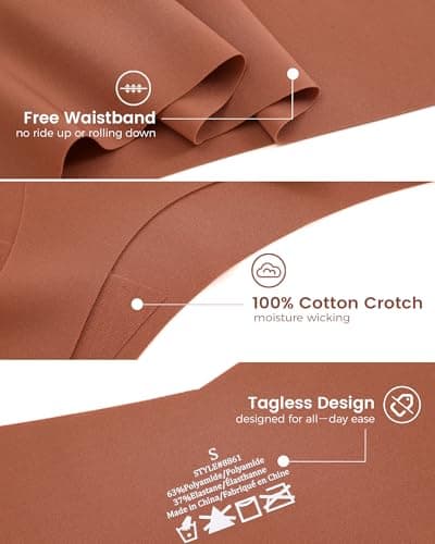 Take Talk Womens Underwear Seamless Thongs 9 Pack Sexy Panties No Show V-waisted Invisible Tangas Lingerie for Women — view 5