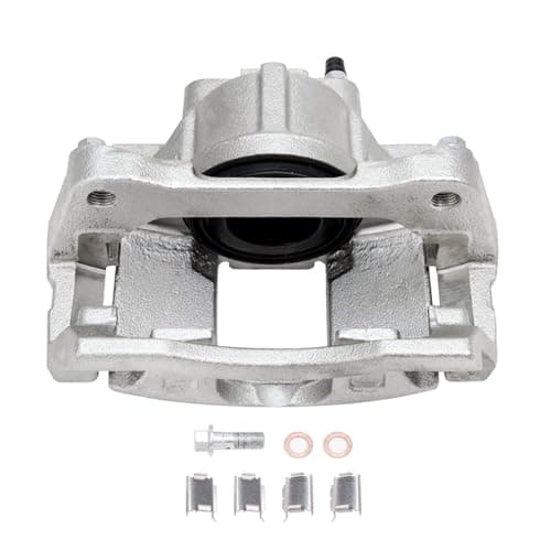 Detroit Axle - 2pc Front Brake Calipers for 2007-2017 Jeep Wrangler 2018 Wrangler JK 2008-2012 Liberty 2007-2011 Dodge Nitro, Disc Brake Calipers w/Brackets Replacement — view 4