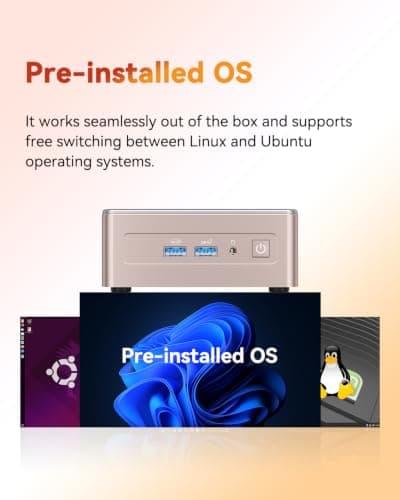 GEEKOM A5 Mini PC, Ryzen 5 7430U, 16GB Dual-Slot Upgradeable RAM, 512GB SSD — view 9