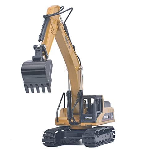 Ailejia 1/50 Scale Articulated Dump Truck Excavator Toy Alloy Models Construction Vehicle s Model Engineering Car Toy boy Gift (Engineering car Suit)