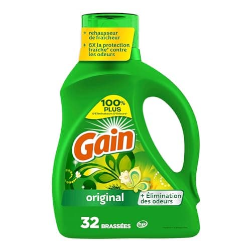 Gain Liquid Laundry Detergent, Original Scent, Freshness + Odour Fighting, High efficiency, 1.36 L, 32 loads — view 3