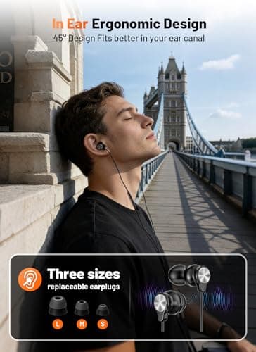 USB C Headphones for iPhone 17/16/15,Wired Earbuds USB C for Galaxy S26 25
