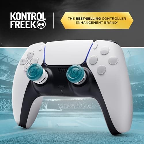 KontrolFreek YourFriendKyle (YFK) Precision Sports Baseball Kit | for PlayStation 4 (PS4), PlayStation 5 (PS5) Controller | Blue and White