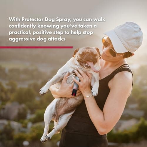 Sabre Protector 22-Gram Dog Spray with Key Ring, 14 Second Total Spray Time, 3.5-Meter Range, Humane Dog Attack Deterrent, Maximum Strength Allowed by Health Canada — view 4