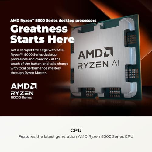 CyberPowerPC Gaming PC, AMD Ryzen 7 8700F, GeForce RTX 5060 Ti 8GB — view 5