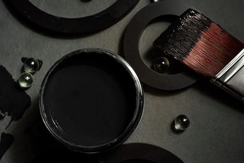 Dixie Belle Paint Company Chalk Finish Furniture Paint - Caviar (16oz) - Matte Black Chic Chalk Mineral DIY Furniture Paint — view 7
