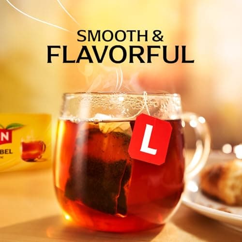 Lipton Black Tea Bags, Hot or Iced High Caffeine Tea, 100 Total Bags — view 4