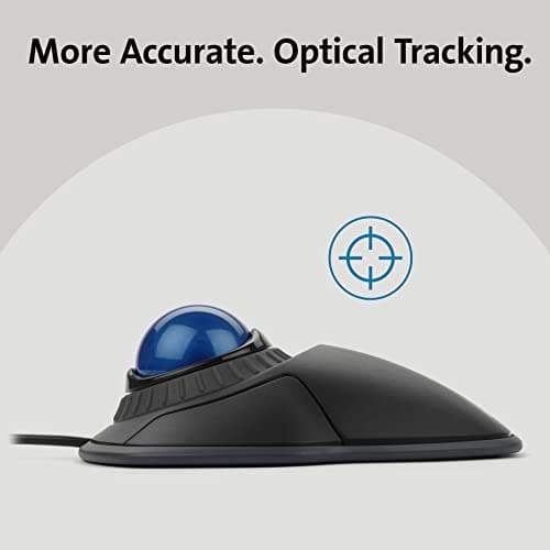 Kensington Orbit Trackball Mouse with Scroll Ring (K72337US), 4 1/2X5 1/2X2" — view 2