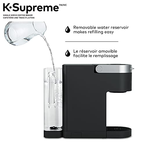 Keurig K-Supreme Single Serve K-Cup Pod Coffee Maker, With MultiStream Technology, Black — view 5