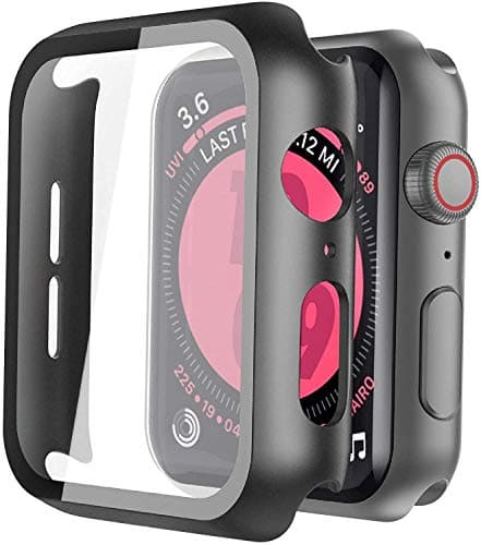 Langboom Screen Protector Case for Apple Watch SE3/SE2/SE/Series 6/5/4 44mm