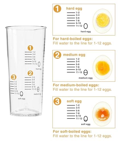 Evoloop Rapid Egg Cooker Electric 12 Eggs Capacity, Soft, Medium, Hard Boiled, Poached, Omelet Maker Egg Poacher & Vegetable Steamer, BPA Free Tray(Grey) — view 3