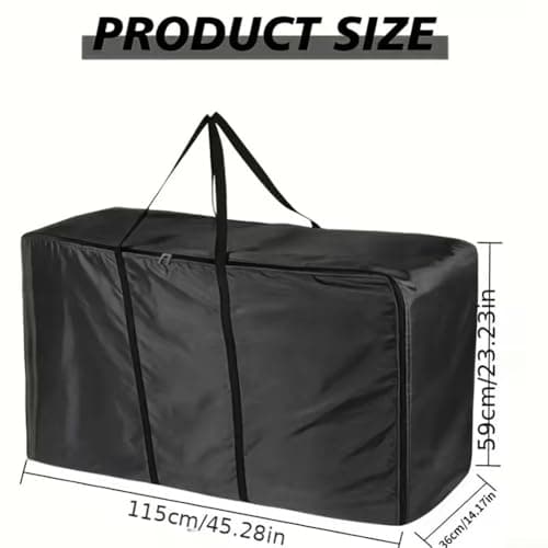 Large Hay Bag With Zipper Oxford Cloth Hay Bale Storage Bag Carry Handle Hay Bag For Livestock Feed Straw Hay Farm Barn Storage