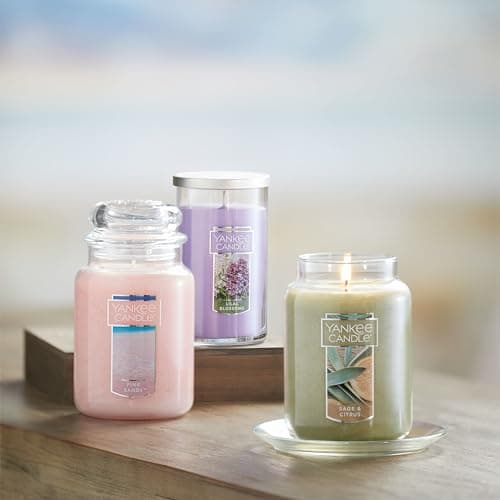 Yankee Candle Scented Candle, Sage & Citrus, Original Large Jar Candle, 110-150 Hours of Burn Time, 22 oz. — view 5
