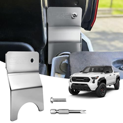Klutchtech Tailgate Anti-Theft Lock Fit for Toyota Tacoma 2024 2025 2026+, Truck Bed Tailgate Locks Protector Compatible with Toyota Tacoma Accessories 2026-2024