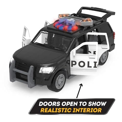 Driven by Battat – 7-Inch Police SUV Toy with Lights & Sounds, Rescue Vehicle for Boys & Girls, Durable Design, Realistic Details, Gift 3+ Years Toy for Kids — view 7