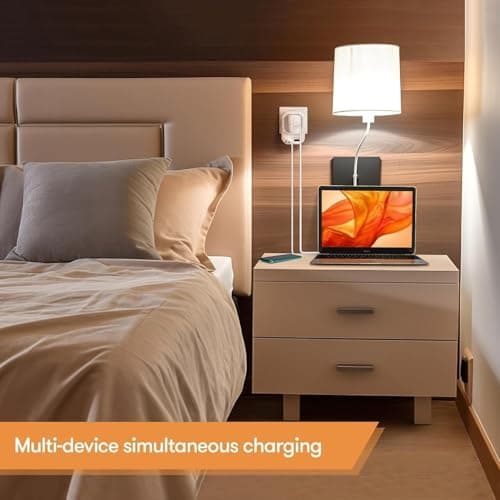 220V to 110V Voltage Converter US to Europe with 2 USB A 2 USB C Fast Charging, Power Converter for European Travel Universal International Travel Adapter for Italy Germany France Spain — view 5