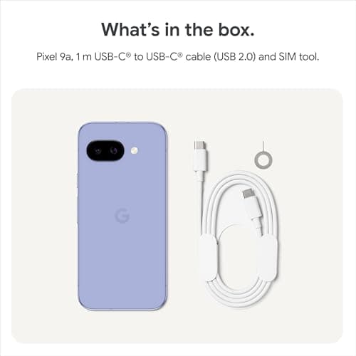 Google Pixel 9a - 128 GB -Unlocked Android Smartphone with AI Camera, All-Day Battery and Powerful Security - Obsidian — view 5
