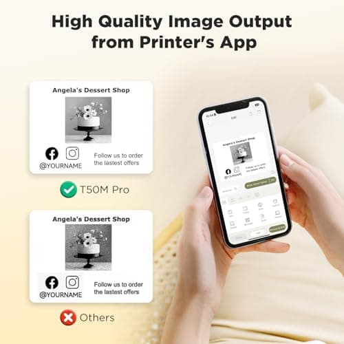 SUPVAN T50M Pro Bluetooth Label Maker Machine with Tape, Wide Waterproof Label, Versatile App with 30 Fonts and 660+ Icons, Inkless Labeler for Home, Kitchen, School, Office Organization, Set 1 — view 3