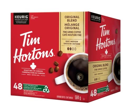 Tim Hortons Original Coffee blend, Single Serve Keurig K-Cup Pods, Medium Roast, 48 Count — view 8