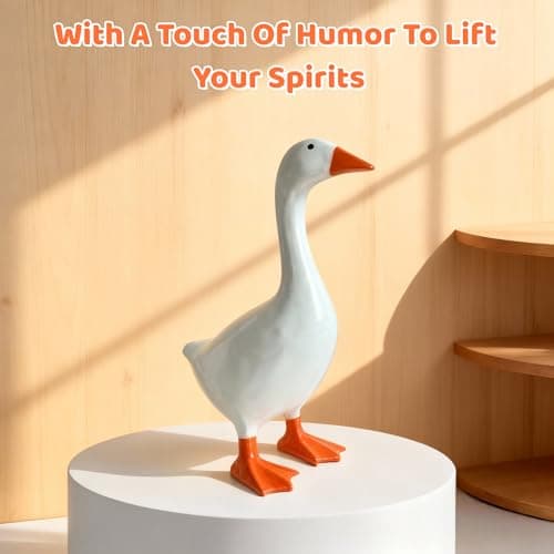 SJzdzsw 7 Inch Desk Goose - Mini Desk Goose for Office & Home, Desktop Goose Gift for Friends and Family — view 2