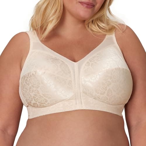 Playtex Women's 18 Hour Original Comfort Strap Wirefee Bra, Natural Beige, 42DD