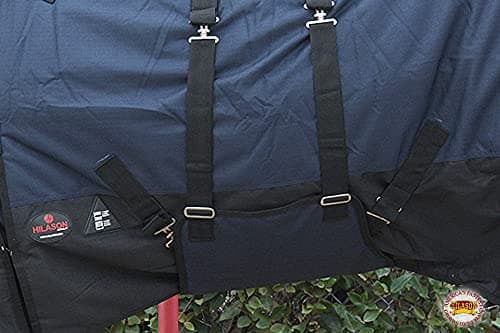 HILASON 1200D Winter Waterproof Poly Horse Blanket Belly Wrap | Turnout Blankets for Horses — view 5