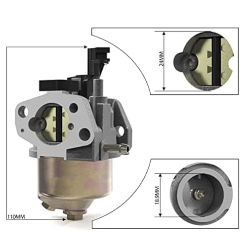 Replacement Carburetor Kit for Honda GX160, GX200, 168F, 170F Lawn Mower and Generator Engines – 5-Piece Set with Carburetor + 4 Accessories, Fuel-Efficient Performance Restoration — view 4