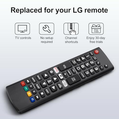 【Pack of 2】 for LG Smart TV Remote Control Replacement，Universal for All LG Smart TVs — view 3