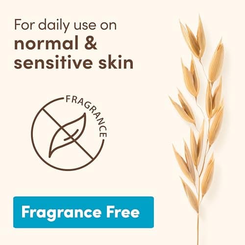 Aveeno Baby Daily Moisture Body Lotion for Sensitive Skin, Hypoallergenic Moisturizing Baby Lotion with Nourishing Oatmeal to Deeply Moisturize Baby's Skin, Fragrance-Free, 18 fl. oz — view 3