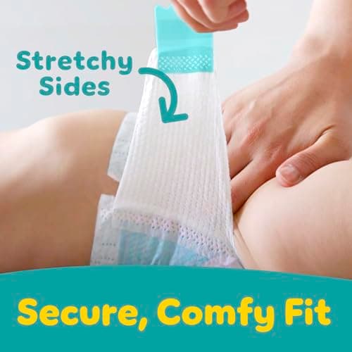 Pampers Diapers - Baby Dry - Size 1, 120 Count, Absorbent Disposable Infant Diaper (Packaging May Vary) — view 5