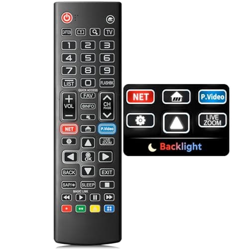 Universal Backlit Remote for LG Smart TV Remote Control Replacement