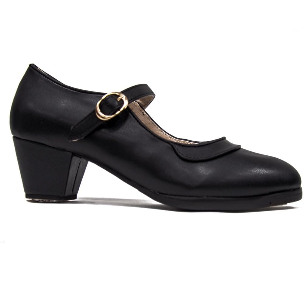 Zapatos de Baile Flamenco Doble Suela con tacón Cubano — view 8