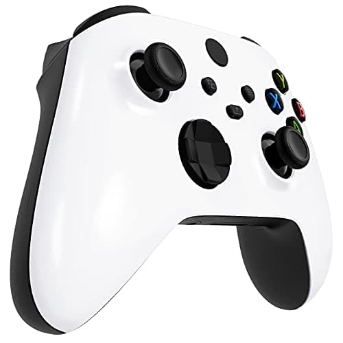 eXtremeRate Replacement Faceplate for Xbox Series X & S Controller - Personalize Your Control - Solid White Custom Front Housing Shell for Xbox Core Wireless Controller [Controller NOT Included] — view 4