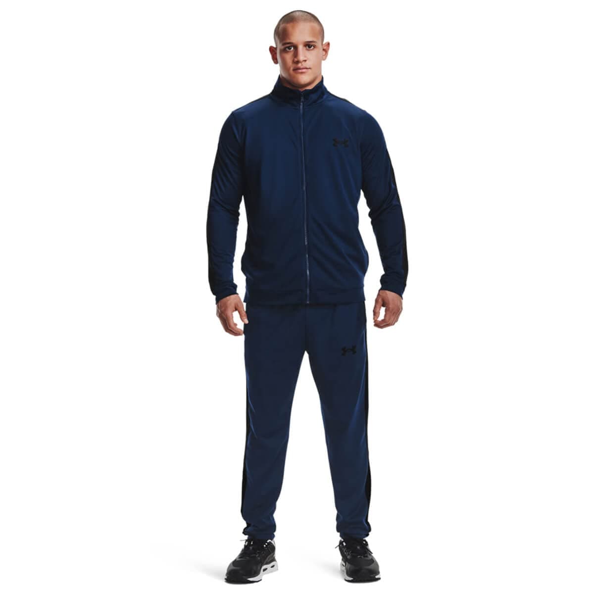 Under Armour Hombre Chándal De Punto, Pitch Grey/Black — view 11