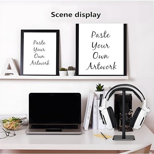 Headphone Stand, Universal Aluminum Metal Holder for AirPods Max, HyperX Cloud II, Xbox One, Turtle Beach, Sennheiser, Sony, Bose, Beats PC Gaming Headset Display & Bluetooth Headphones (Black) — view 4