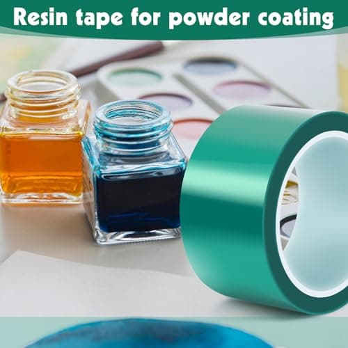 Resin Tape, 2In×108Ft Epoxy Tape High Temperature Resistant 220℃, Epoxy Tapes for DIY Jewelry River Table Spray Painting Welding Electronic Heating, No Residue — view 5